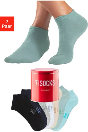 Bench Sneakersocken (Dose, 7-Paar) verpackt in der Dose