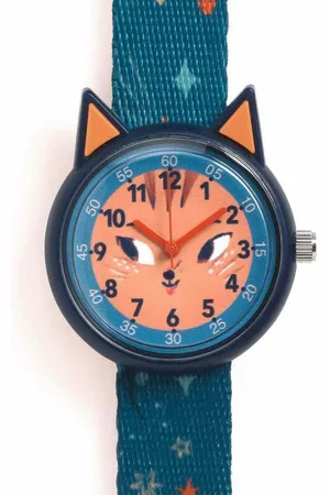 Djeco Quarzuhr Elegante Quarzuhr mit schönem Motiven zum Uhr-Lesen-Lernen - Verkäufer: Schenken & Spielen