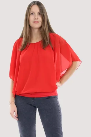 malito more than fashion Chiffonbluse 6296 mit breitem Bund Einheitsgröße - Verkäufer: malito