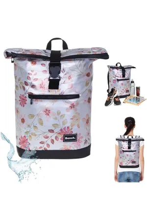 Bench Freizeitrucksack Roll-Top Kurierrucksack Hydro aus Plane wetterfest A4, Laptop Fach Rucksack Daypack Tagesrucksack 64175 + Etui - Verkäufer: Sporttaschenshop