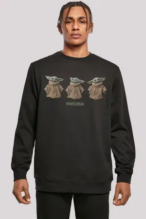 F4NT4STIC Kapuzenpullover Star Wars The Mandalorian The Child Poses Print