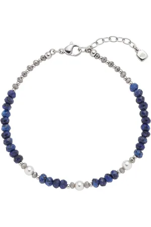 Leonardo Armband Anjana, 024312, mit Sodalith - mit Glasperle, Perle (imitiert)