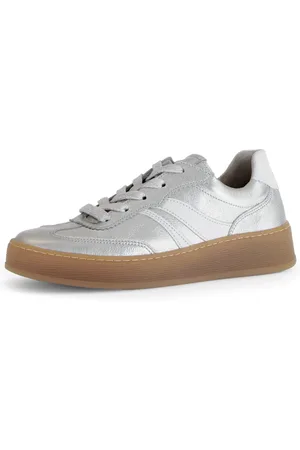 Gabor FLORENZ Plateausneaker, Freizeitschuh, Halbschuh, Schnürer in bequemer Schuhweite G (weit)