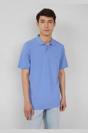 QS by s.Oliver Kurzarmshirt Poloshirt aus Baumwollpiqué Logo - Verkäufer: