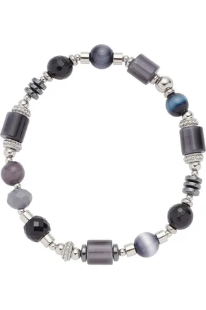 Leonardo Armband Casoria, 024304, mit Glasstein, Hämatit - mit Cat´s Eye