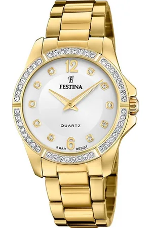 Festina Quarzuhr Mademoiselle F20596/1, Armbanduhr, Damenuhr, Edelstahlarmband