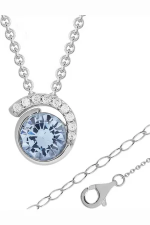 Firetti Kette mit Anhänger Schmuck Geschenk Silber 925 Halsschmuck Halskette Ankerkette Kreis, Made in Germany - mit Zirkonia (synth)