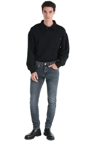 Colins Stretch-Jeans Danny Slim Fit Dunkelblaue Herren Hose mit Niedriger Taille und Gerade - Verkäufer: MegaMerchant