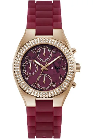 Guess Multifunktionsuhr JELLY GW0773L3, Quarzuhr, Armbanduhr, Damenuhr, Datum, 12/24-Std.-Anzeige