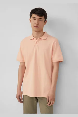 QS by s.Oliver Kurzarmshirt Poloshirt aus Baumwollpiqué Logo - Verkäufer: