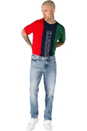 Colins Stretch-Jeans Jack Regular Fit Mid Waist Straight Leg Blaue Herren-Jeanshose - Verkäufer: MegaMerchant