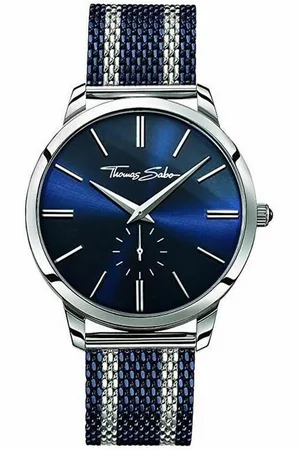 Thomas Sabo Quarzuhr Herrenuhr WA0268-281-209-42MM Ø 42 mm Edelstahl Armbanduhr - Verkäufer: woolloom
