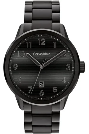 Calvin Klein Quarzuhr Minimalistic Pilot 25200516, Armbanduhr, Herrenuhr, Edelstahlarmband, analog, Tag