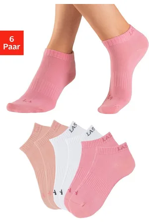 Lascana Sneakersocken (Packung, 6-Paar) mit eingestricktem Marken Logo