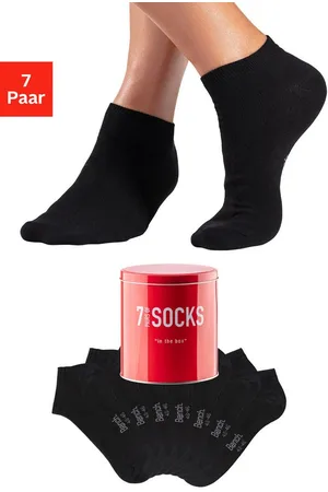 Bench Sneakersocken (Dose, 7-Paar) verpackt in der Dose