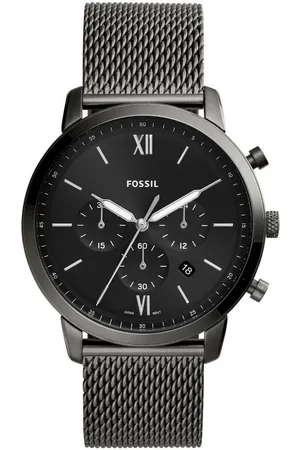 Fossil Chronograph NEUTRA FS5699, Quarzuhr, Armbanduhr, Herrenuhr, Stoppfunktion, Datum,Edelstahlarmband