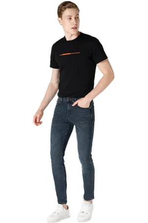 Colins Stretch-Jeans Danny Slim Fit Dunkelblaue Herren Hose mit Niedriger Taille und Gerade - Verkäufer: MegaMerchant