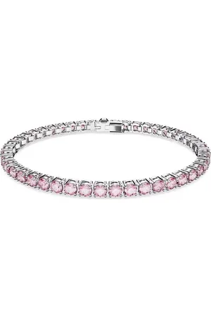 Swarovski Armband Armband Tennis Matrix 5648931 Rundschliff, Rosa, Rhodiniert (kein Set, 1-tlg., kein Set) - Verkäufer: Juwelier-Bacak