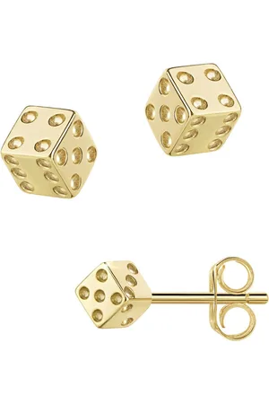 Firetti Paar Ohrstecker Schmuck Geschenk Silber 925 Ohrschmuck Ohrringe Würfel, Made in Germany