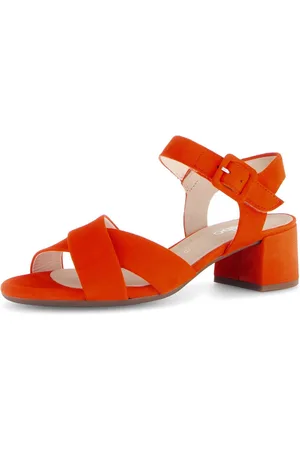 Gabor TUNIS Sandalette, Blockabsatz, Riemchensandale, Kreuzbandage, Weite G (weit)