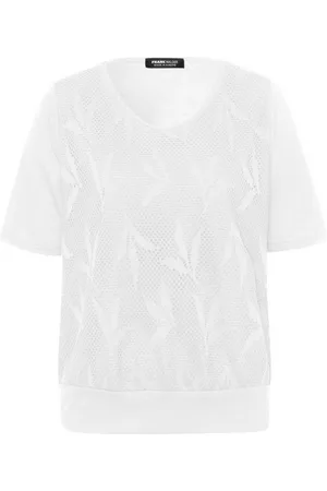 Frank Walder Kurzarmshirt mit elastischer Lochspitze - Verkäufer: Held Fashion Retail