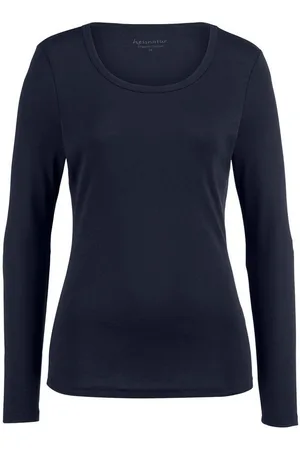hessnatur T-Shirt Langarm aus reiner Bio-Baumwolle (1-tlg) - Verkäufer: