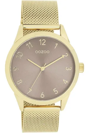 Oozoo Quarzuhr Damenuhr C11323 Taupe Meshband IP-Gold 40 mm C11323 - Verkäufer: Jäckle Uhrenhandel e.K.