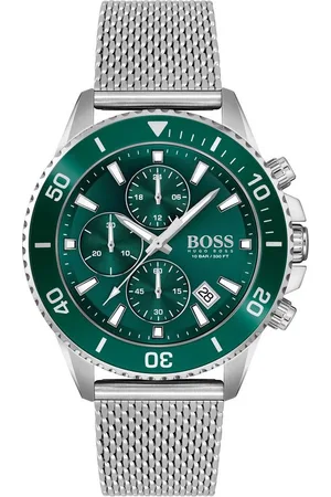 HUGO BOSS Chronograph ADMIRAL 1513905, Quarzuhr, Herrenuhr, Armbanduhr, Stoppfunktion, Edelstahlarmband