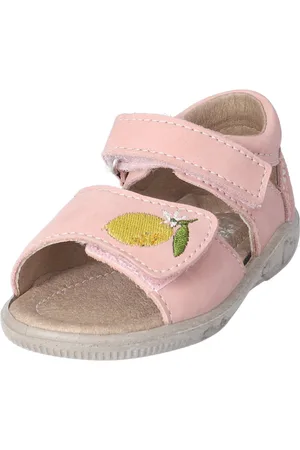 Pepino by Ricosta Mimi WMS: mittel Lauflernschuh, Sandalette mit Klett und Zitronenmotiv, Größenschablone zum Download