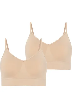 Jockey Bralette SEAMFREE STRETCH (2er Pack) Ohne Seitennähte, Breites Unterbrustband, V-Ausschnitt