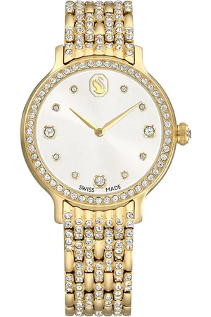 Swarovski Quarzuhr IMBER 5718169, Armbanduhr, Damenuhr, Swiss Made, Edelstahlarmband, analog