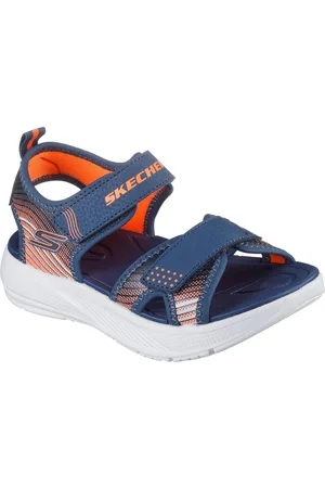 Skechers MICROSPEC-SPLASH Sandale, leichte Sandale mit Klettverschluss, Größenschablone zum Download