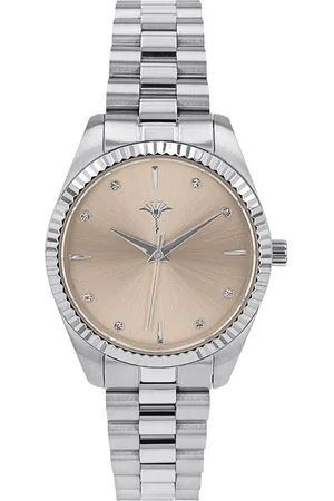 JOOP! Quarzuhr Damenarmbanduhr 2039567 Edelstahl, Quarzwerk, Bicolor, Cremé, (1-tlg) - Verkäufer: Juwelier-Bacak