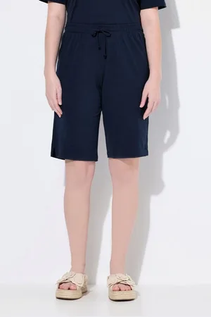 Ulla Popken Jeansshorts Shorts weites Bein Elastikbund Biobaumwolle - Verkäufer: Popken Fashion Group