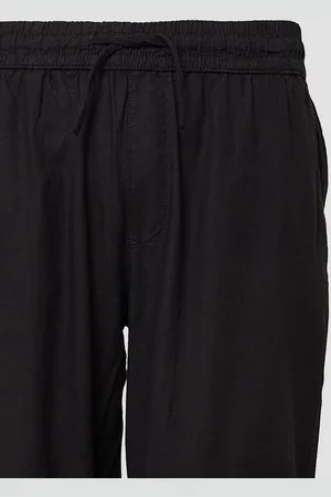 QS by s.Oliver Stoffhose Jogger aus Leinenmix Gummizug - Verkäufer: s.Oliver