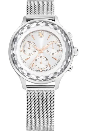 Swarovski Chronograph NOVA CHRONO 5677503, Armbanduhr, Quarzuhr, Damenuhr, Stoppfunktion, ®-Kristall