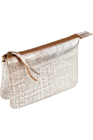 Clairefontaine Handtasche 4x Kleines Schlampermäppchen Leder 13x9cm silber 410047C, LEDER TASCHEN & LEDERWAREN - Verkäufer: OFFICE24_7