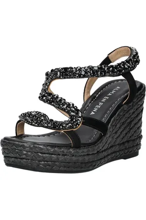 Alma en Pena Sandalen Leder/Textil Keilsandalette - Verkäufer: S4S Commerce