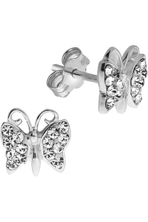 vivance collection Paar Ohrstecker 925/- Sterling Silber mit Kristall
