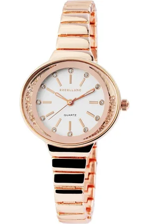 Excellanc Quarzuhr EX0220 Damenuhr mit Metallarmband, Damenuhr Metall - Verkäufer: Shaghafi GmbH