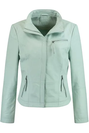 Gerry Weber Lederjacke • light green • Figurbetont geschnitten - Verkäufer: Lederjackenstore