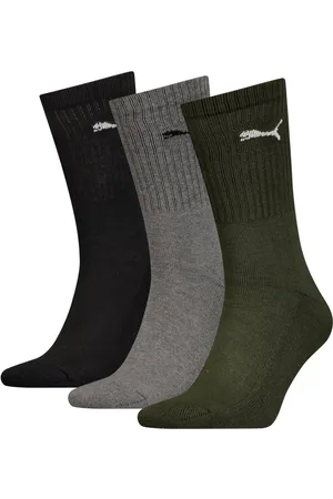 PUMA Socken UNISEX CREW SOCK 3P (3 Paar) mit farblichem Logo