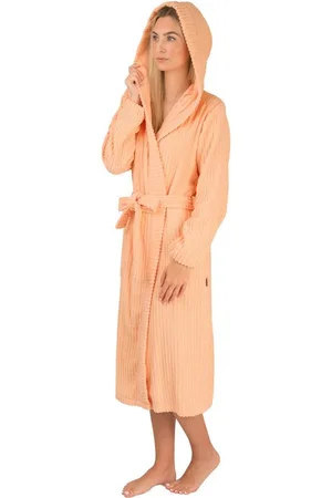 WeWo fashion Bademantel Zero-Twist, Damen Bademantel mit Kapuze - Verkäufer: Bademoden & Dessousinsel