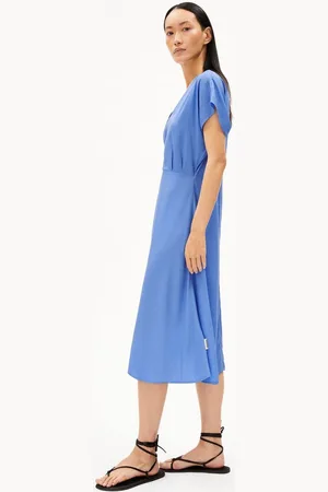 Armedangels Maxikleid AALBINE Damen (1-tlg) Webkleid Regular Fit aus TENCEL™ Lyocell Mix - Verkäufer: