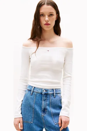 Tommy Hilfiger Langarmshirt TJW SLIM ESSENTIAL BOAT NECK LS