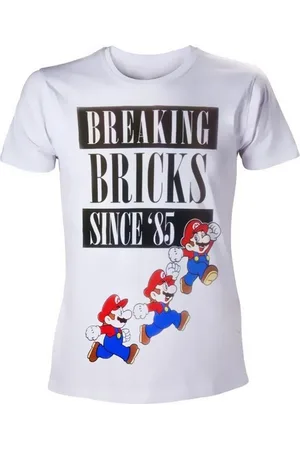 Super Mario T-Shirt T-Shirt breaking bricks since 1985 Erwachsene + Jugendliche Gr. S L XL - Verkäufer: coole-fun-t-shirts