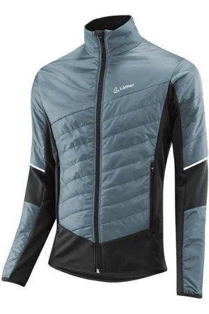 Löffler Bikerjacke Herren M HYBRIDJACKET PL60 24160 steel blu - Verkäufer: highway-shop