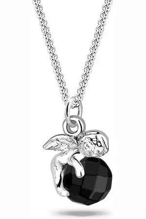 Elli Kette mit Anhänger Engel Onyx 925 Sterling Silber, Engel - Verkäufer: JULIE & GRACE GmbH