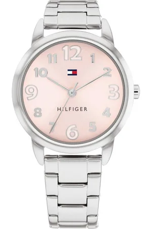 Tommy Hilfiger Quarzuhr GIRLS 1720045, Kinderuhr, Armbanduhr, Lernuhr, Mädchen, Schulanfang, Geschenkidee
