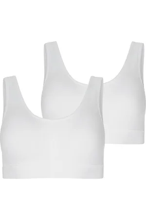 Jockey Bralette SEAMFREE STRETCH (2er Pack) Rundhals, breite Träger, ohne Seitennähte